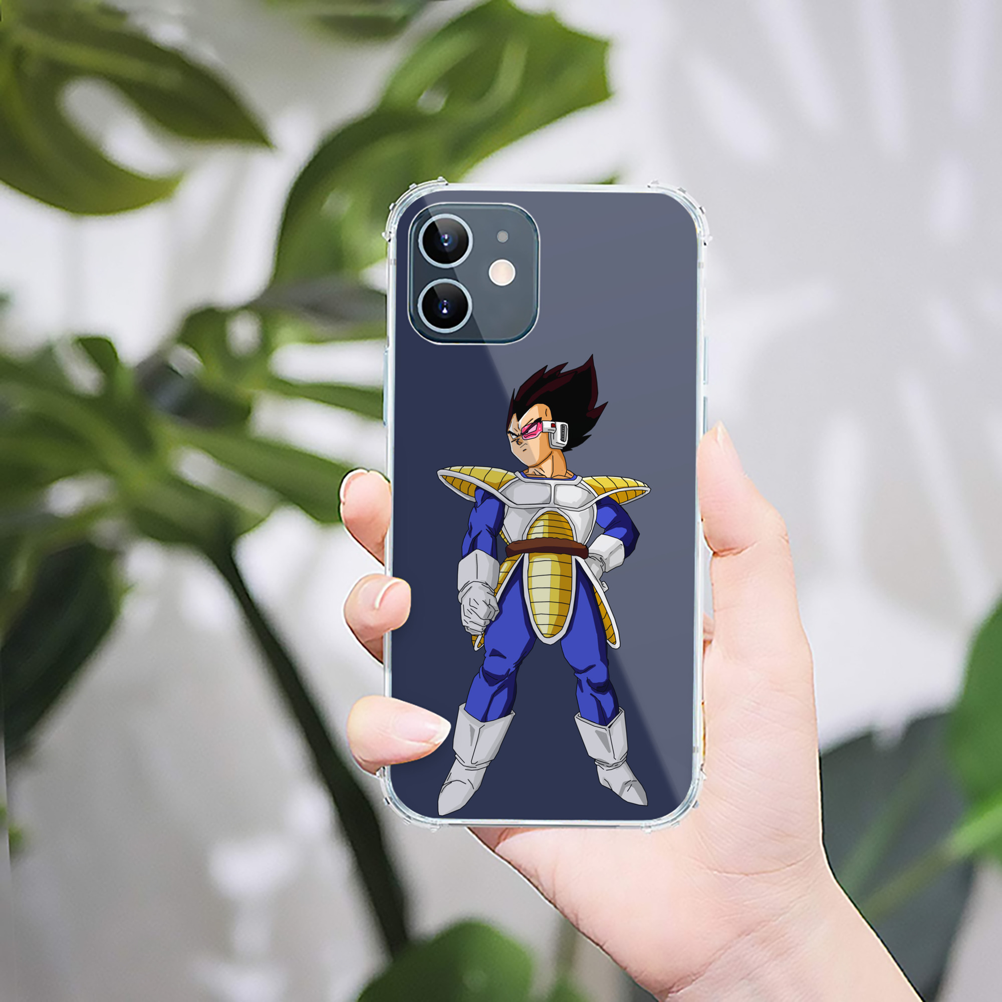 （画像用） ドラゴンボール ベジータ四世（Bejīta Yonsei）DRAGON BALL Vegeta IV 【iPhone 12シリーズ対応】透明スマホケース（クリアソフトケース）